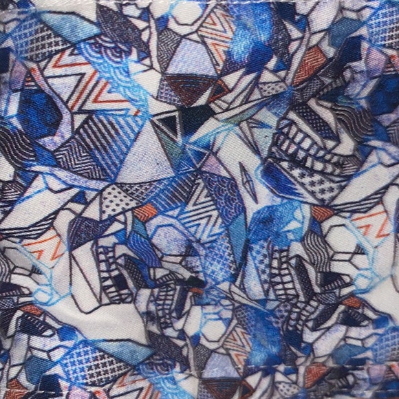 Robert Graham Casual Button Down Shirt 3XL Blue/White with Skull Motif Cuff - Picture 3 of 5